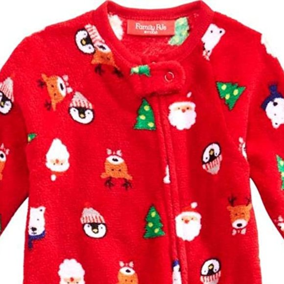 NWT Family Pajamas Matching Santa and Friends Kids - Picture 3 of 3
